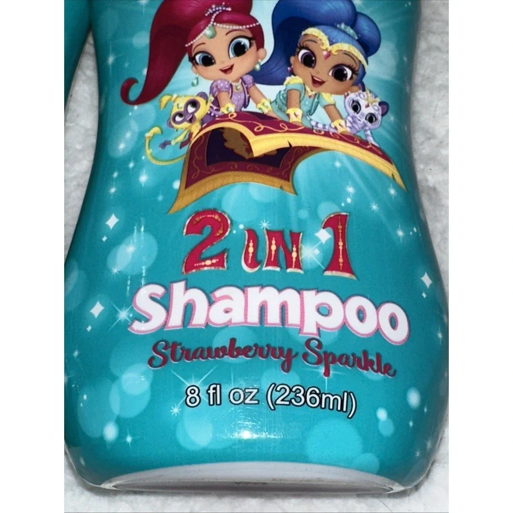 Nickelodeon Shimmer Shine 2 In 1 Shampoo Conditioner Strawberry Sparkle 8oz Kids